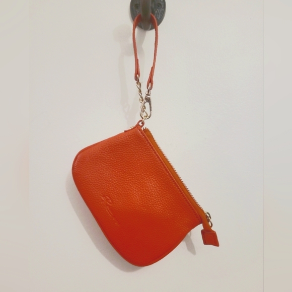 Raisa by Heys 3 Piece Leather Purse Set in Pumpkin - Picture 10 of 11